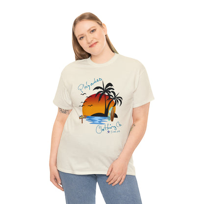 Pleyades Beach Unisex Heavy Cotton Tee