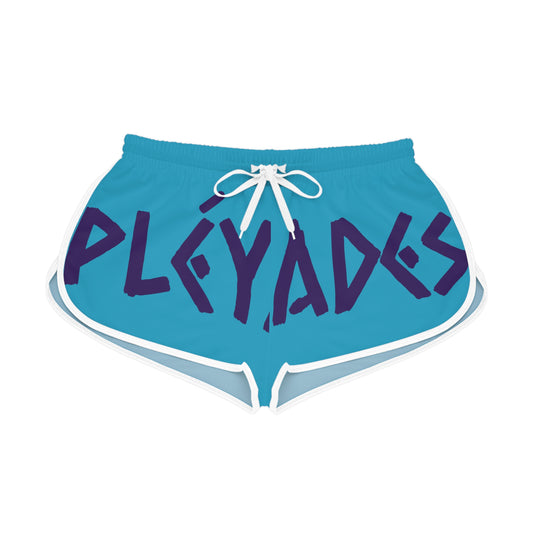 Turquoise Pléyades Women's Relaxed Shorts
