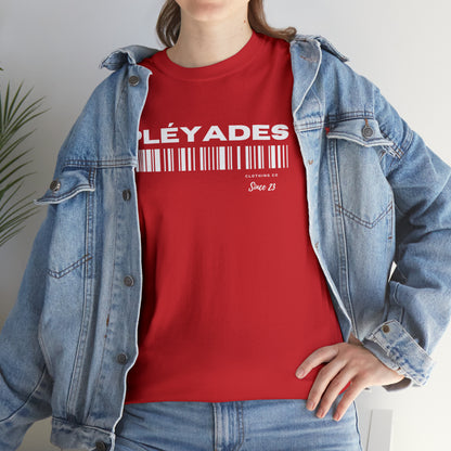 Pleyades Barcode Unisex Heavy Cotton Tee