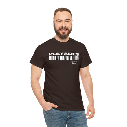 Pleyades Barcode Unisex Heavy Cotton Tee