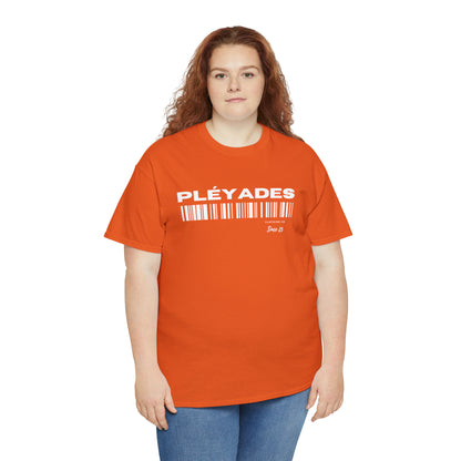 Pleyades Barcode Unisex Heavy Cotton Tee