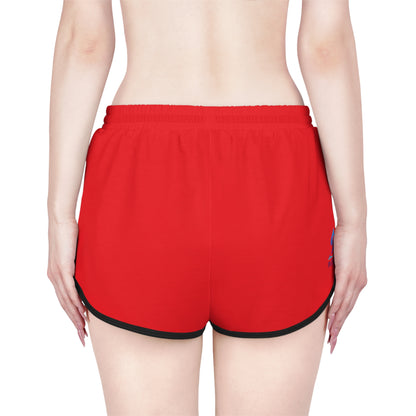 Red Pléyades Women's Relaxed Shorts