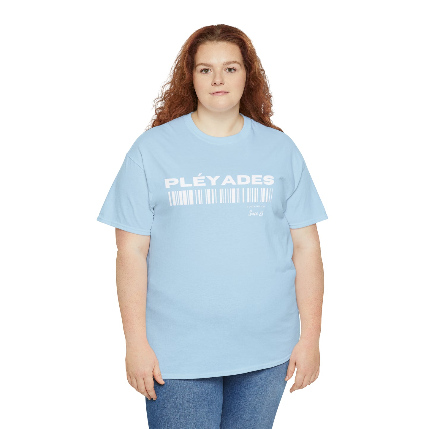 Pleyades Barcode Unisex Heavy Cotton Tee