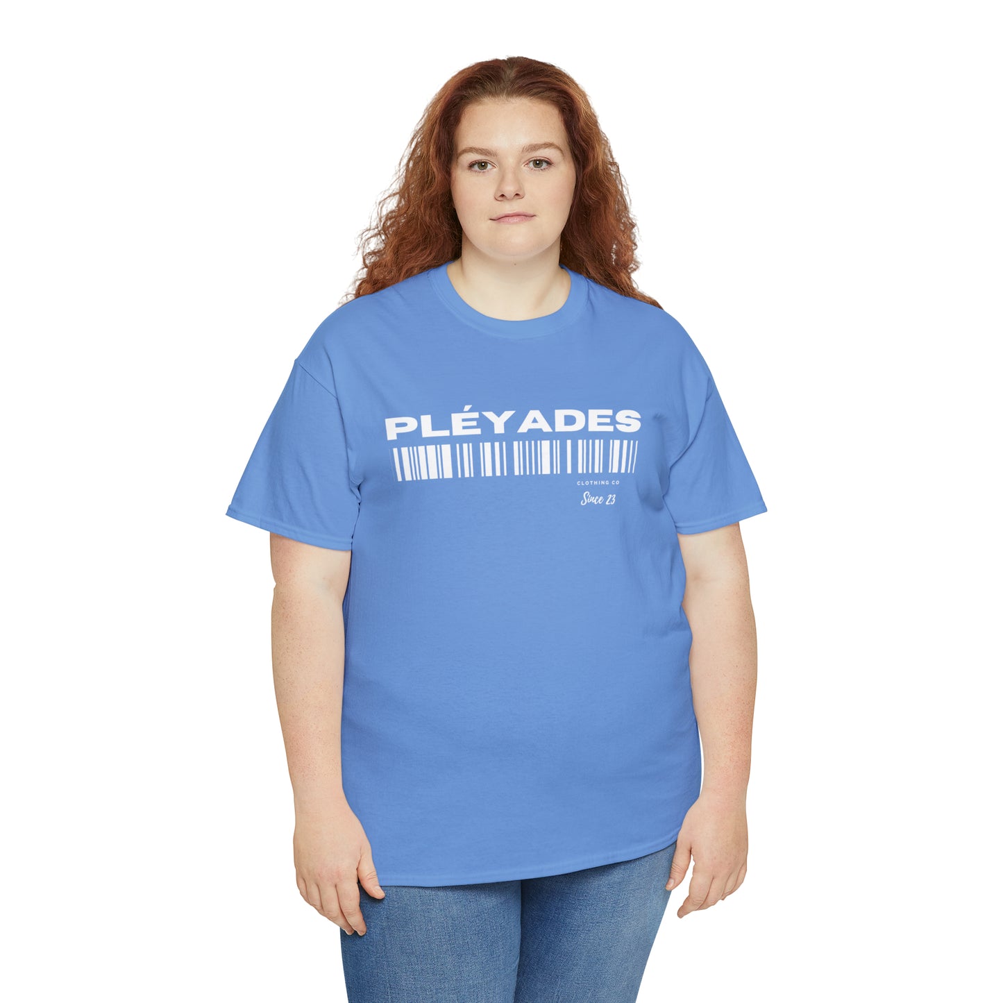 Pleyades Barcode Unisex Heavy Cotton Tee