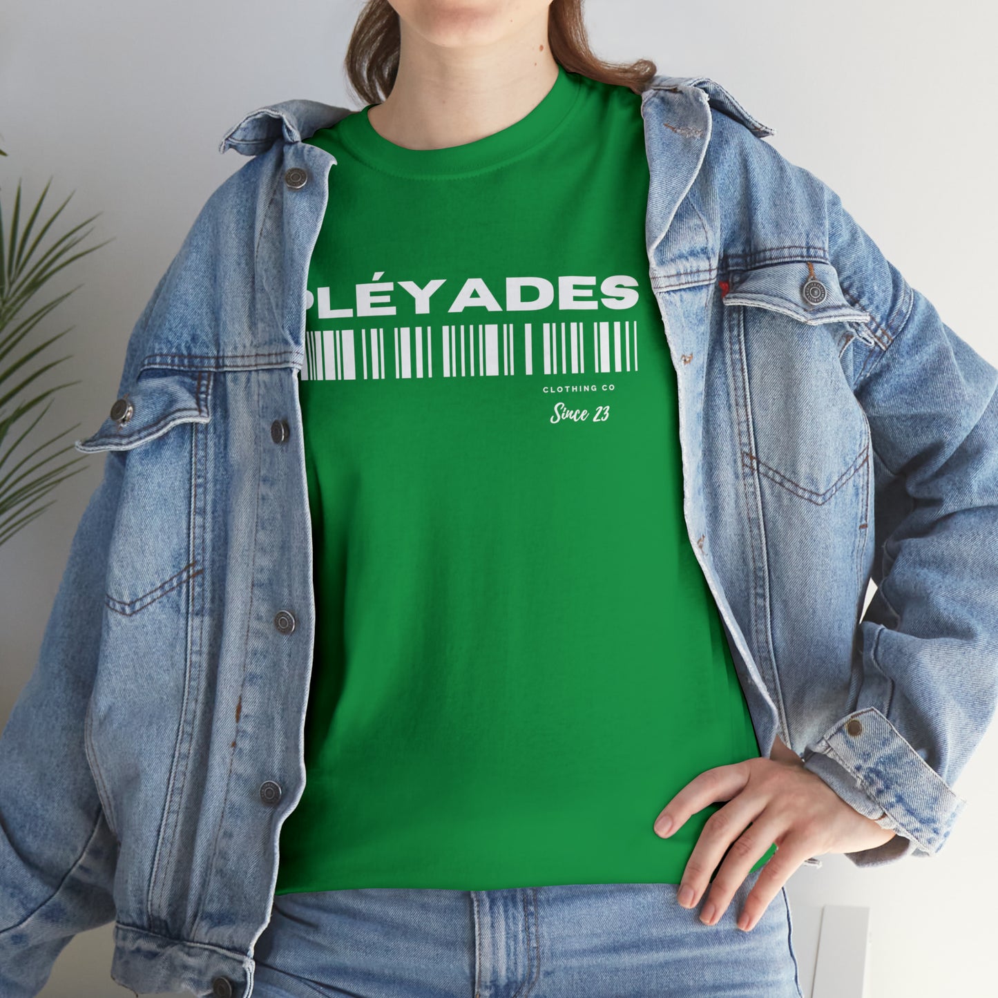 Pleyades Barcode Unisex Heavy Cotton Tee