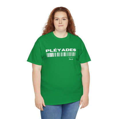 Pleyades Barcode Unisex Heavy Cotton Tee