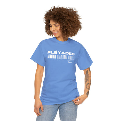 Pleyades Barcode Unisex Heavy Cotton Tee