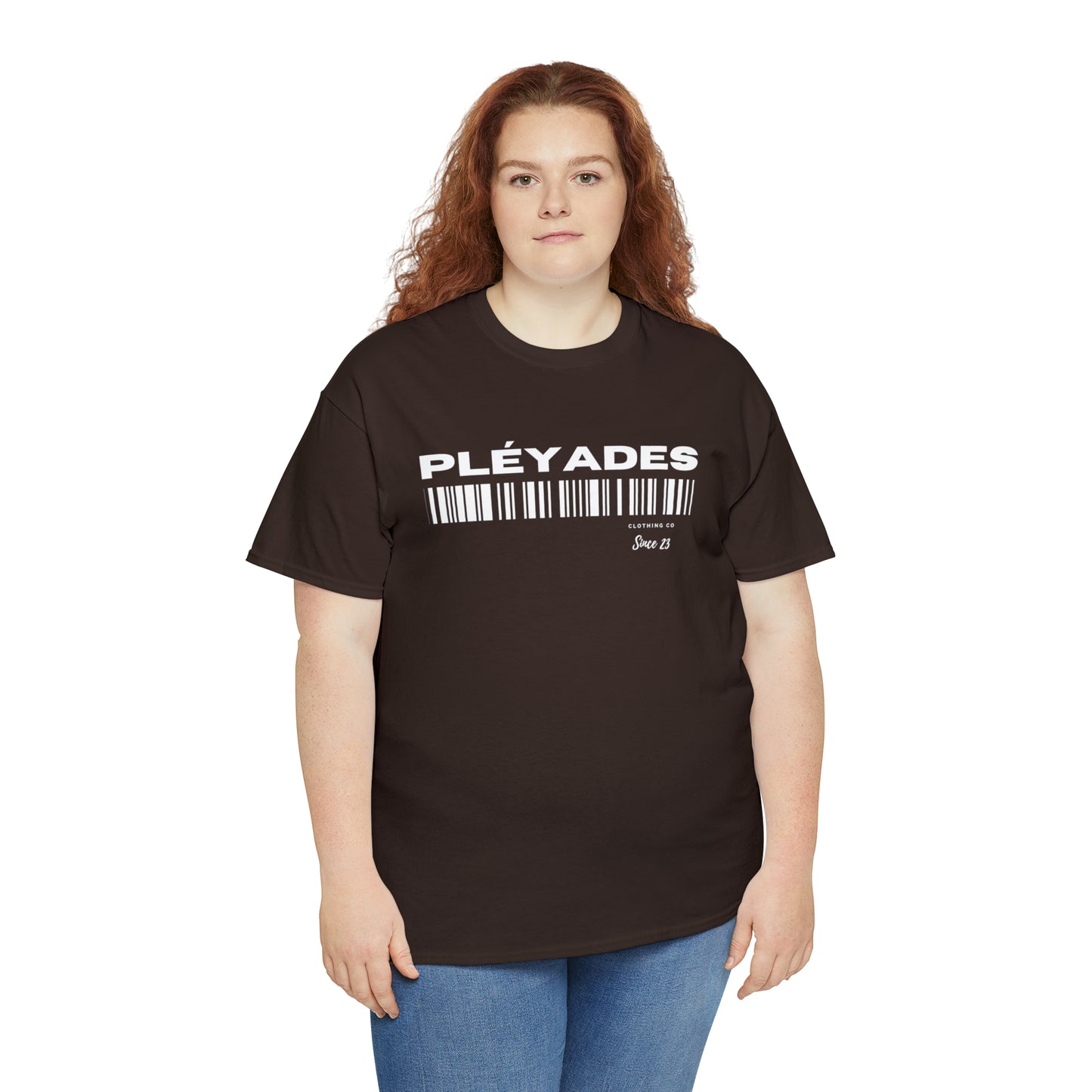 Pleyades Barcode Unisex Heavy Cotton Tee