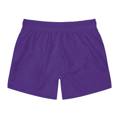 Pleyades Purple Small front logo Swim Trunks