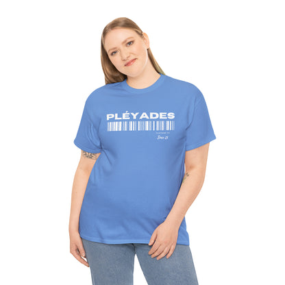 Pleyades Barcode Unisex Heavy Cotton Tee