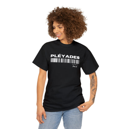 Pleyades Barcode Unisex Heavy Cotton Tee