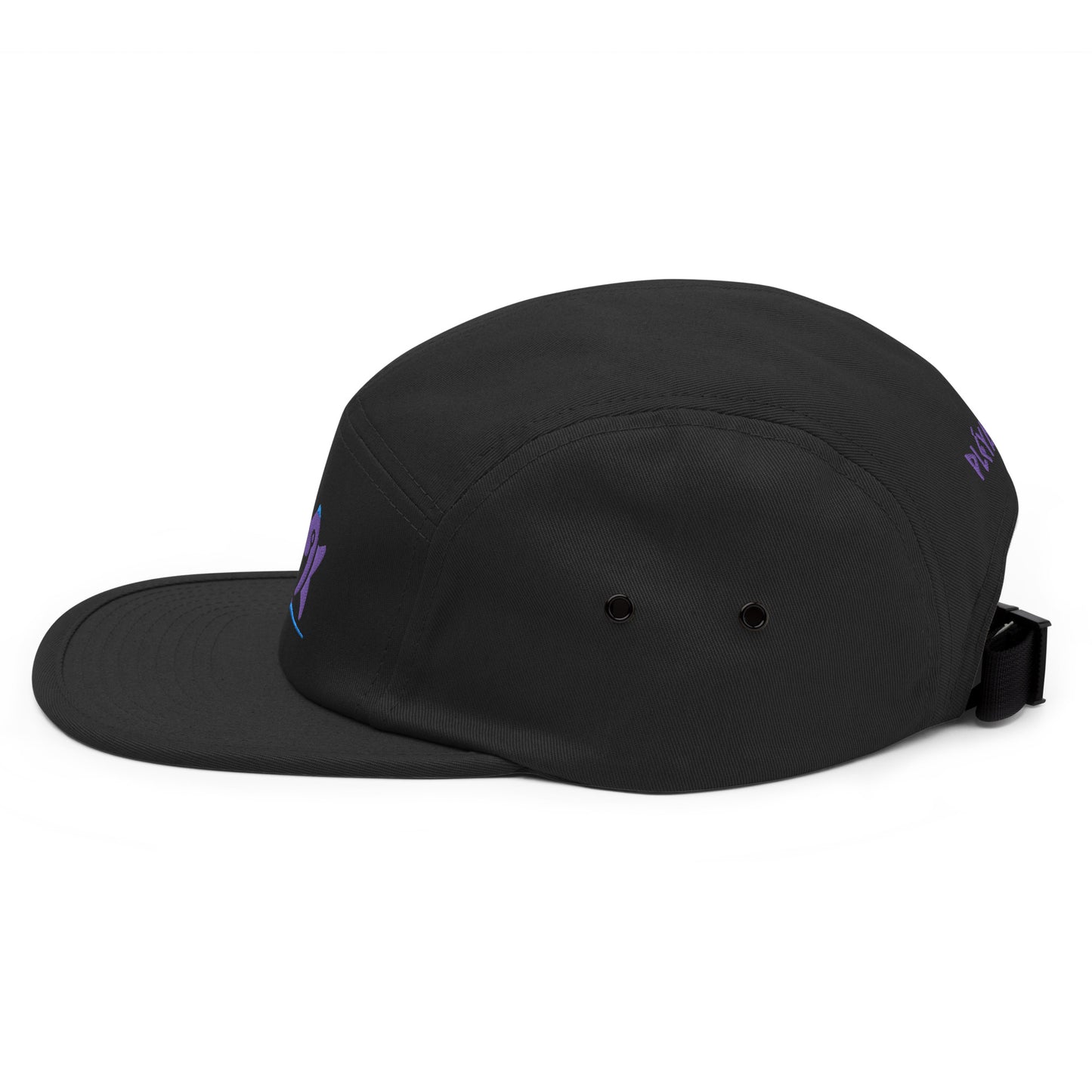 Pleyades purp logo Five Panel Cap