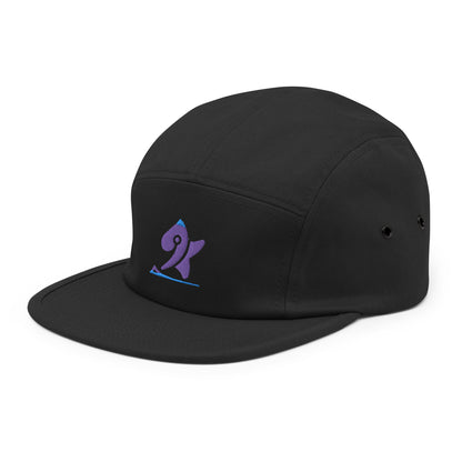 Pleyades purp logo Five Panel Cap