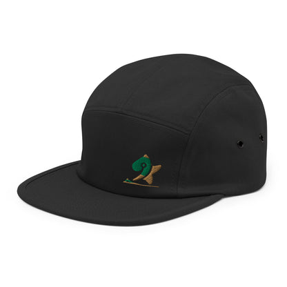 Pleyades gre/brw logo Five Panel Cap