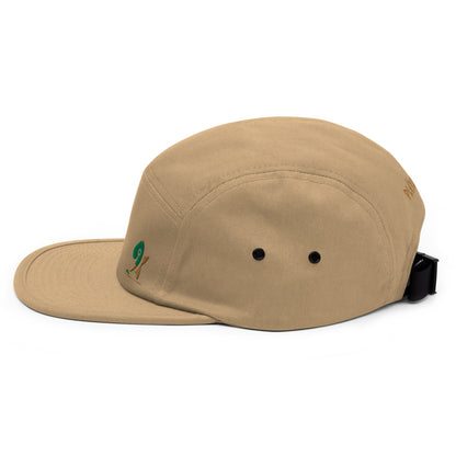 Pleyades gre/brw logo Five Panel Cap