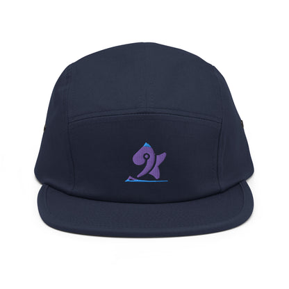 Pleyades purp logo Five Panel Cap