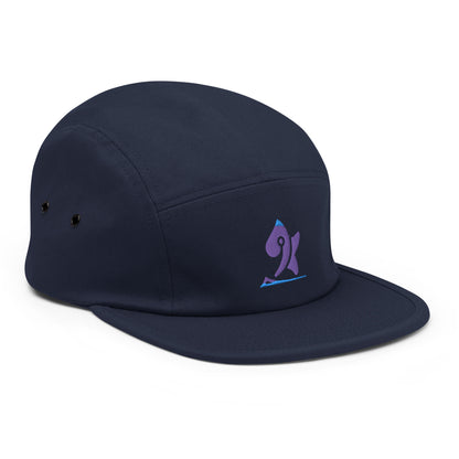 Pleyades purp logo Five Panel Cap