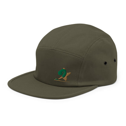 Pleyades gre/brw logo Five Panel Cap