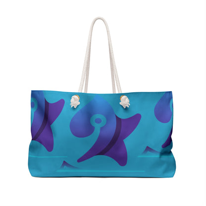 Turquoise Pléyades Weekender Bag
