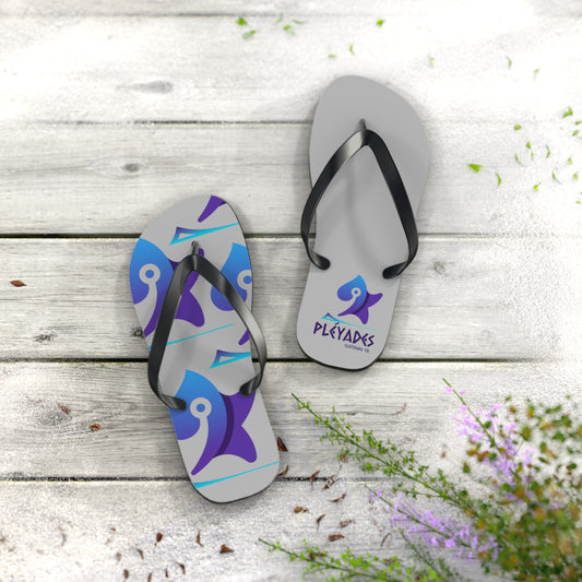 Grey Pleyades Flip Flops