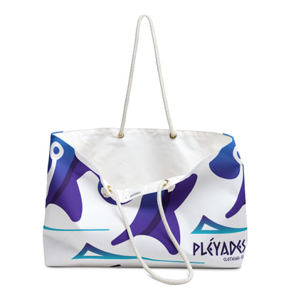 White Pléyades Weekender Bag