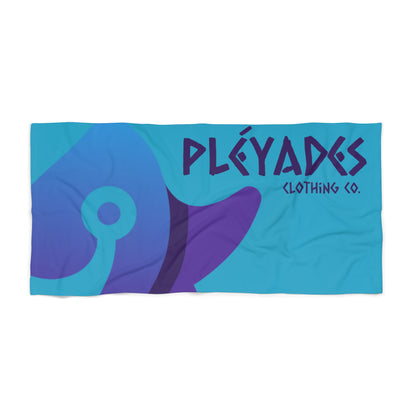 Turquoise Pleyades Beach Towel