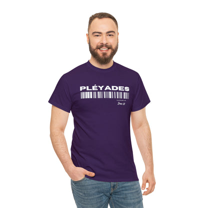 Pleyades Barcode Unisex Heavy Cotton Tee