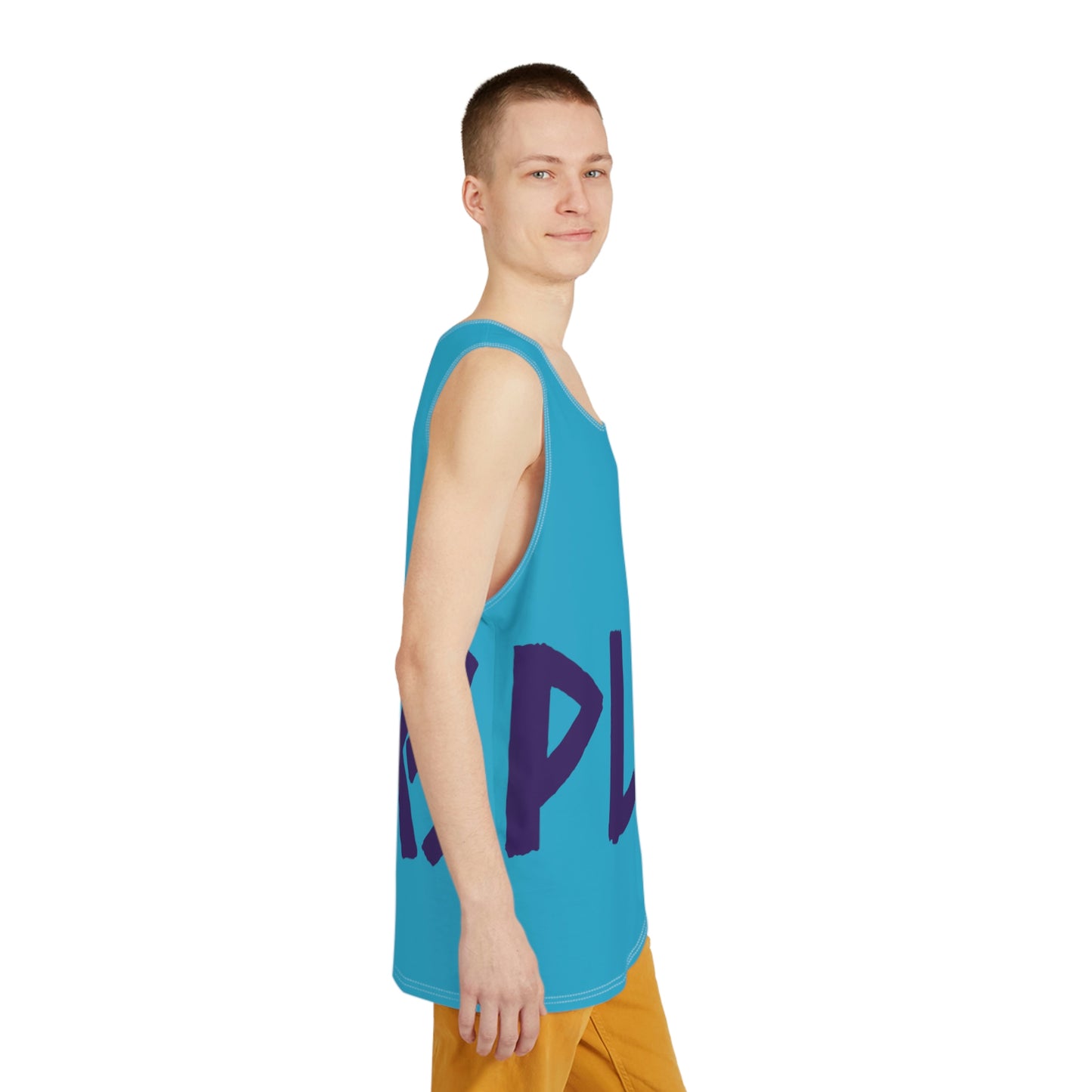 Turquoise Pléyades Men's Tank