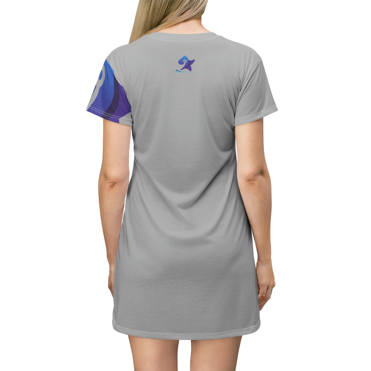 Grey Pleyades T-Shirt Dress