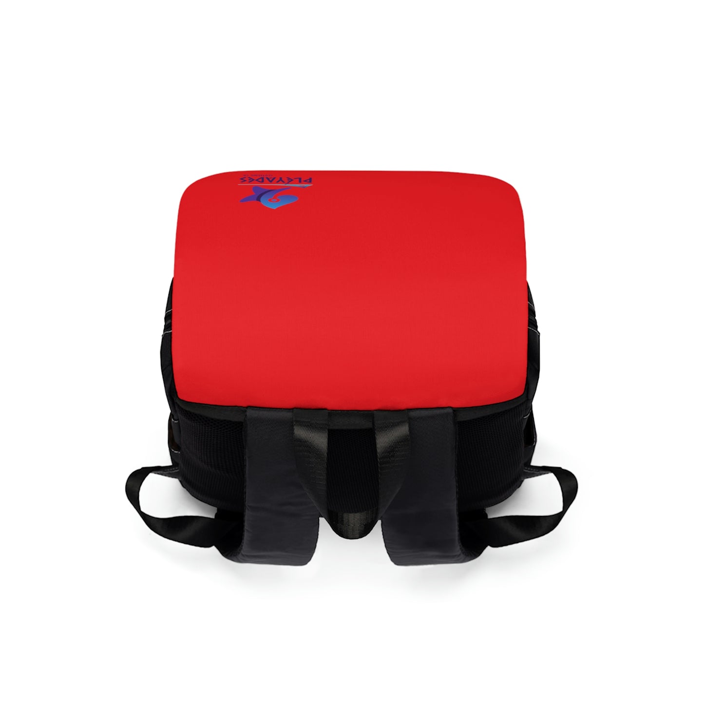 Red/Blk Unisex Casual Shoulder Backpack
