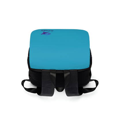 Tur/Blk Unisex Casual Shoulder Backpack
