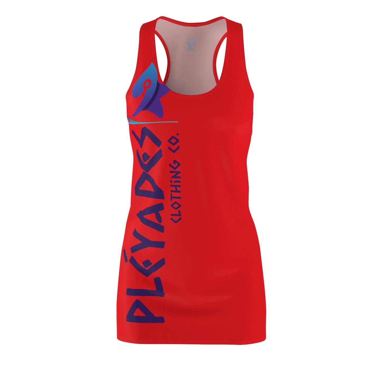 Red Pléyades Women's Cut & Sew Racerback Dress