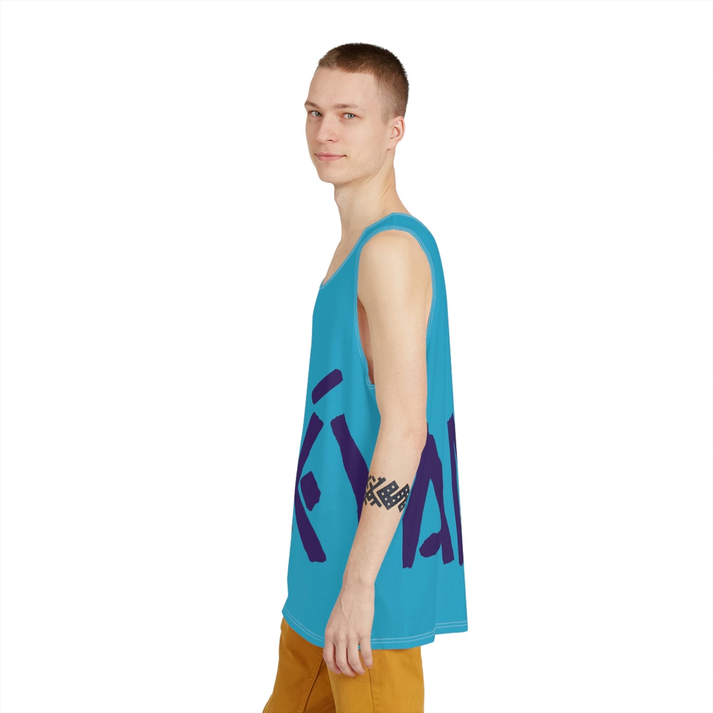 Turquoise Pléyades Men's Tank