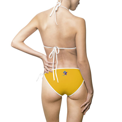 Yellow Pléyades Women's Bikini Swimsuit