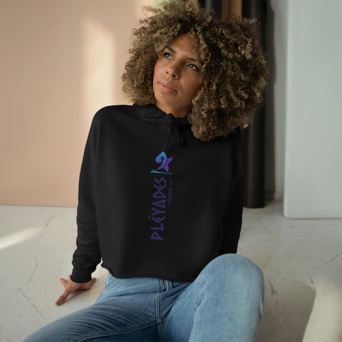 Pléyades Crop Hoodie